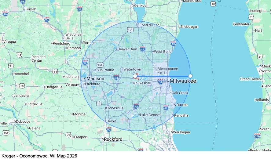 Local - Oconomowoc, WI map