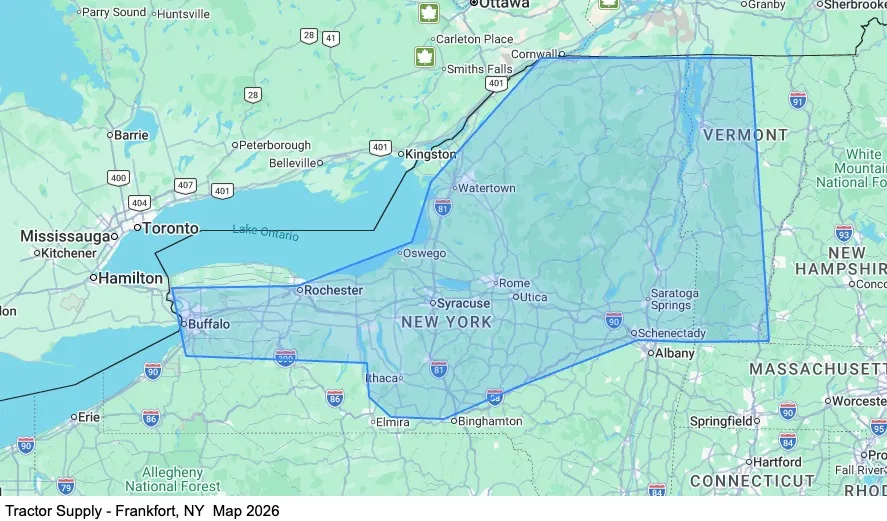 Dedicated - Home Weekly - Frankfort, NY map