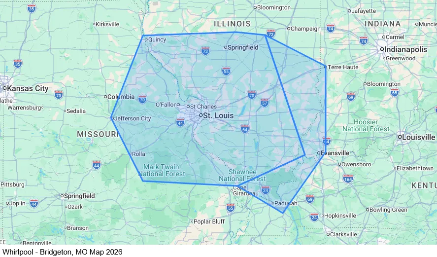 Dedicated - Home Weekly - Bridgeton, MO map