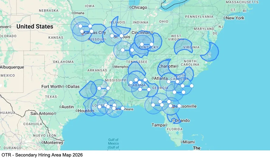 OTR - Secondary map