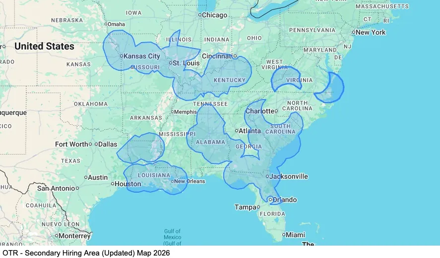 OTR - Secondary map