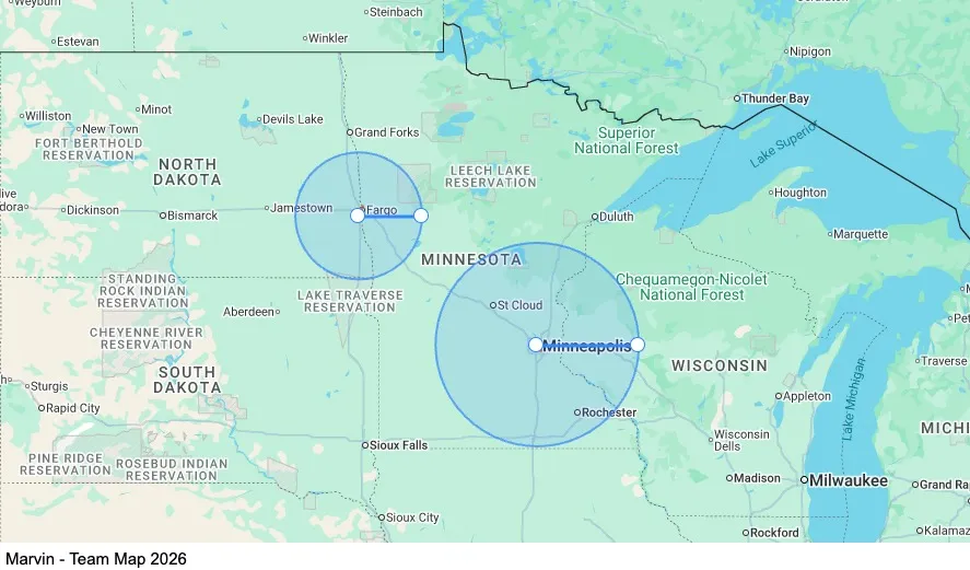 Dedicated - M - Team map