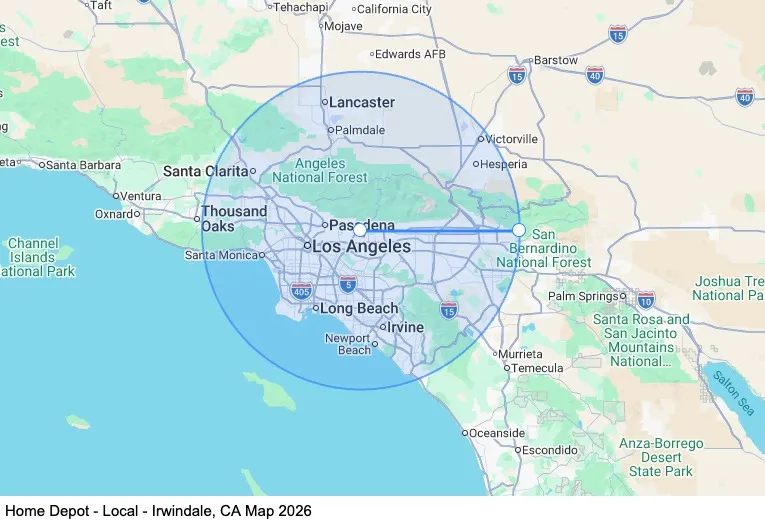 Dedicated - Local - Irwindale, CA map