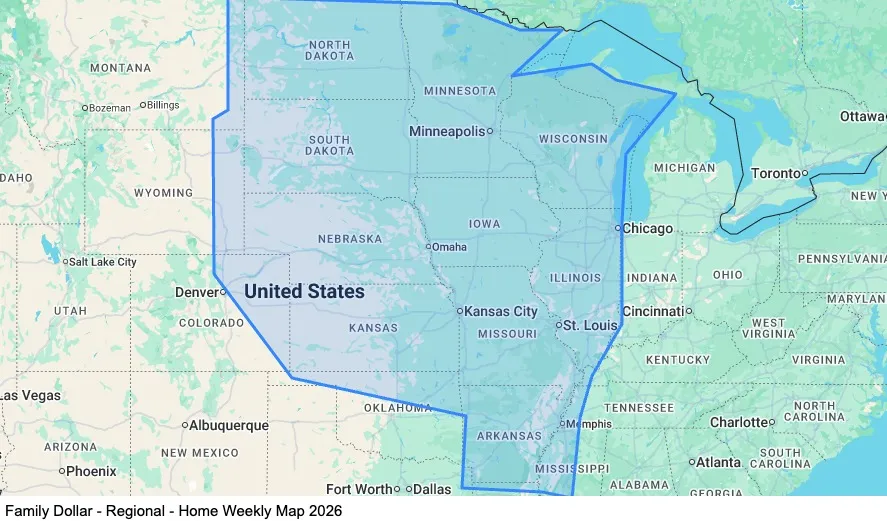 $ - Dedicated - Regional - Home Weekly map