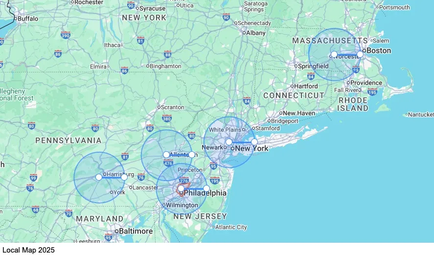 Local - Home Daily map