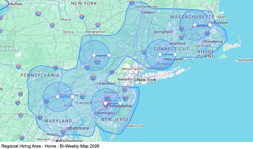 Regional - Home Bi-Weekly map