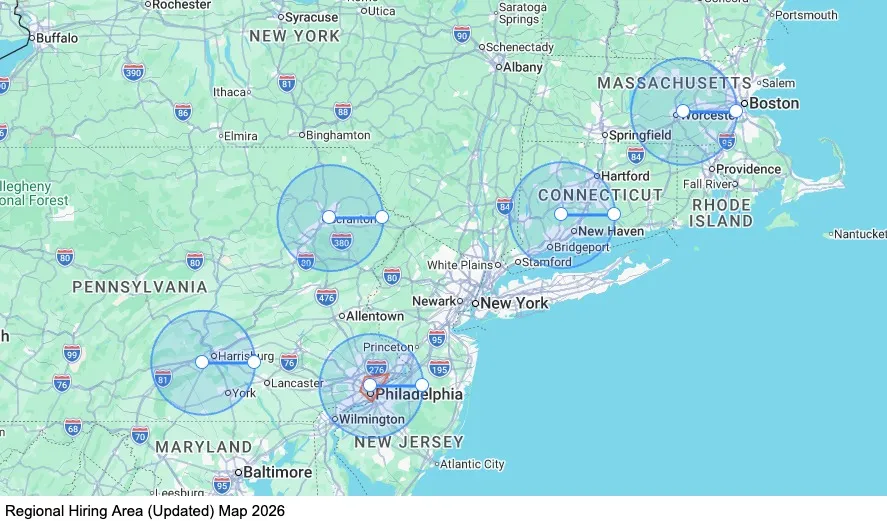 Regional - Home Weekly map