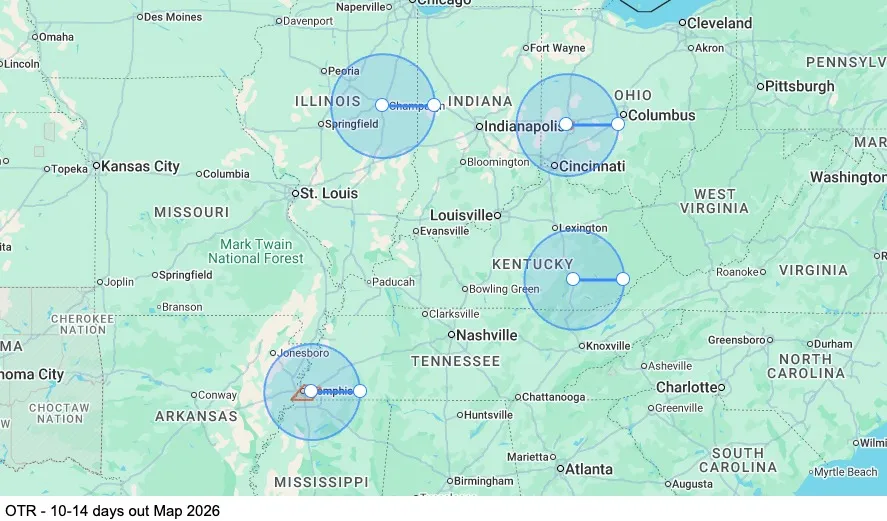 OTR - 10-14 days out map